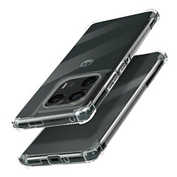 Avizar Coque pour Motorola Edge 50 Ultra Antichoc Flexible Coins renforcés Transparent