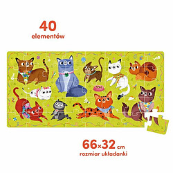 Czuczu Puzzle 40 element?w Miau - Kotki