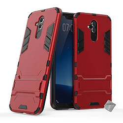 Htdmobiles Coque rigide anti choc pour Huawei Mate 20 Lite + film ecran - ROUGE