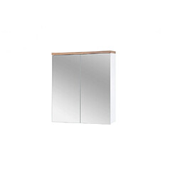 Avis Ac-Deco Ensemble meuble vasque + cabinet-miroir - Blanc - 60 cm - Bali