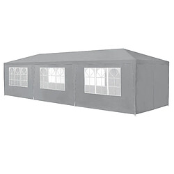 Avis Pavillon de Jardin Wedau Gris Foncé 900 x 300 x 255 cm [casa.pro]