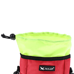 Sac de formation de poche de traitement de chien avec le sac portatif de bandoulière réglable rouge