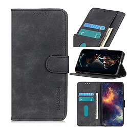 Wewoo Coque Pour iPhone 11 Pro Texture rétro PU + TPU Etui à rabat en cuir avec support logements cartes et porte-monnaie Noir