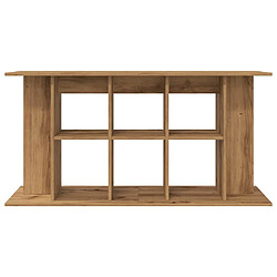 Avis vidaXL Support d'aquarium chêne artisanal 120x40x60 cm bois ingénierie