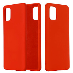 Coque en silicone matière liquide rouge pour votre Samsung Galaxy A31