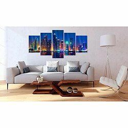 Paris Prix Tableau sur Verre Acrylique Nights in Dubai 100 x 200 cm