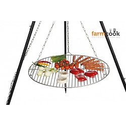 Acheter Farmcook Grill de cuisson en acier inoxydable sur trépieds Nobel 70 cm.