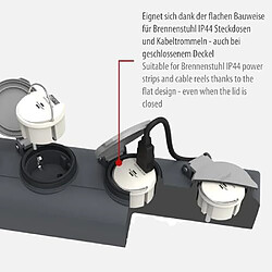 Avis Brennenstuhl Brennenstuhl Adaptateur de prise USB 2,4 A compatible avec les prises IP44 et les bobines de câble Brennenstuhl