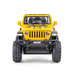 Universal 1: 20 Moulé sous pression en alliage de simulation fermé Top Wrangler Robin Hood convertible Rubicon Retour modèle Jouet pour enfants | Moulé sous pression(Jaune)