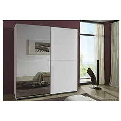 Avis Inside 75 Dressing portes coulissantes CLAPTON 135 cm blanc / miroir