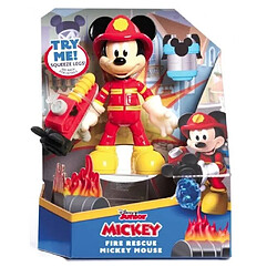 Mickey Et Minnie Figurine Pompier 15 cm Mickey avec accessoire