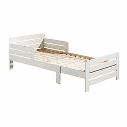 Avis Mes Lit enfant évolutif 90x140/160/200 cm en pin blanc - JUMPY