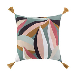 Douceur D'Interieur Coussin DANIA - Polyester imprimé - 40 x 40 cm - Multicolore