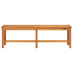 Helloshop26 Banc de jardin 150 cm - Bois d'acacia massif