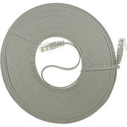 InLine Flat patch cord UTP Cat.6 7m Grey