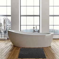 Avis MSV Tapis de bain Microfibre CHENILLE 60x90cm Gris