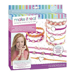 Make It Real - Bracelets d'Amitie - Fabrication de bijoux enfants - Des 8 ans - Lansay