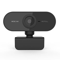 Webcam avec microphone, caméra vidéo Full HD 1080p pour ordinateurs de bureau, ordinateur portable, USB Plug and Play, étude de conférence, réunion, appel vidéo