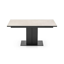 Inside 75 Table extensible 10 couverts PEGASO 230 cm pieds métal plateau céramique blanc