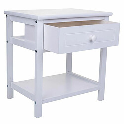 Avis Table de Nuit Alexandra House Living Blanc 29 x 42 x 40 cm