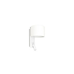 faro Applique avec liseuse Fold blanc 1 ampoule 30cm