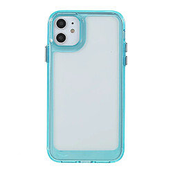 Coque en TPU + acrylique transparent, hybride bleu pour votre Apple iPhone 11 6.1 pouces