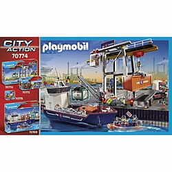 Playmobil® City Action Ouvrier et conteneur