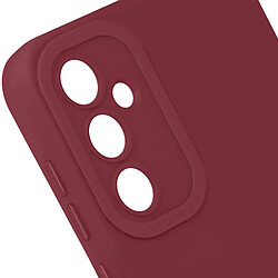 Avizar Coque pour Samsung Galaxy A54 5G Silicone Mat Protection Caméra Bordeaux