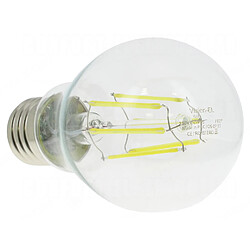 ampoule à led cob - vision-el - e27 - 8w - 4000k - bulb g60 - filament - boite 