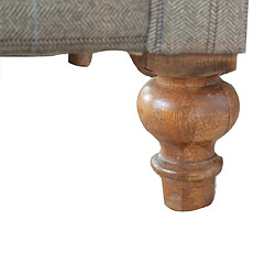 Acheter Artisan Furniture Chesterfield 2 places en tweed multicolore rembourré, salon