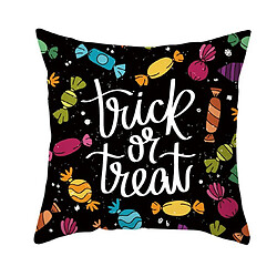 P111 4PCS 45 * 45cm Halloween Letteurs de lettres Taie d'oreiller Maison de vacances Décoration Taie d'oreiller Sofa Coussin Coussin pas cher