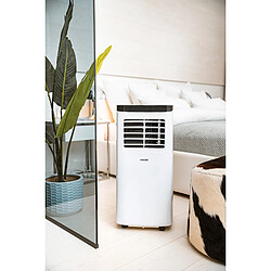 Climatiseur Mobile 7000 BTU, Télécommande Minuterie, Contrôle de la Température, 790, Blanc, Mesko, MS 7928