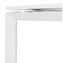 Acheter Alterego Table de réunion / bureau bench 'BAKUS SQUARE' blanc - 140x140 cm