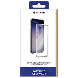 Bigben Coque pour Samsung Galaxy S24 Souple Transparente