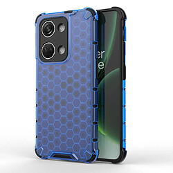 Htdmobiles Coque pour OnePlus Nord 3 5G - housse etui silicone gel fine nid d’abeille + film ecran - BLEU