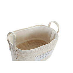 Avis Set de basket DKD Home Decor Coton Fibre (34 x 23 x 20 cm)