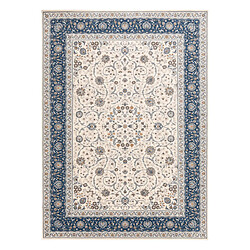 RUGSX Tapis NAIN Ornement, cadre, 7179 51613 beige bleu 120x170 cm