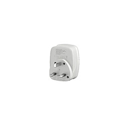 Adaptateur prise voyage UE/UK - 4 ports USB inclus - prise européenne vers prise UK - blanc - Voltman