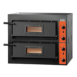 Four à pizza double électrique - 4 + 4 pizzas pro - 8,4 kW - Bartscher pas cher