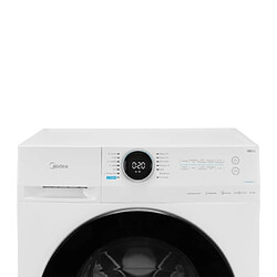 Acheter MIDEA MF200W80WB-E Lave-Linge 8kg 76dB 1400tr/min Moteur BLDC Ecran LED Lumineux 14 Programmes Blanc