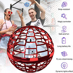 UFO Flying Ball Drone à Induction Actionné à La Main Jouets Pour Enfants Garçons Filles Rouge