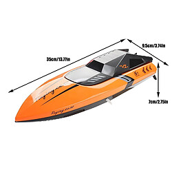 Universal C168 RC Boat à télécommande à grande vitesse Contrôle 2,4 GHz Pouet étanche pour le lac Pool Gift For Kid (Orange)