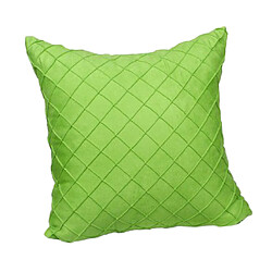 Avis doux velours soild décoratif carré jet oreiller couvre vert-50x50cm