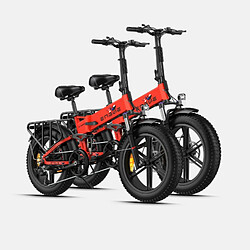 Acheter Vélo électrique pliable tout suspendu ENGWE Engine X 250 W 48 V 13Ah 25 km/h - Rouge