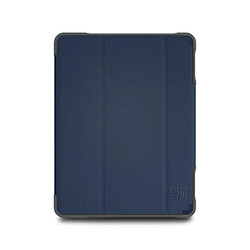 stm goods Étui Folio pour iPad 10,2" Dux Plus Duo Renforcé avec Emplacement Apple Pencil Bleu nuit