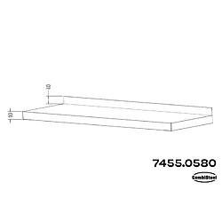 Etagère Murale Inox Professionnelle - Profondeur 400 - Combisteel