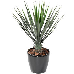 Pegane Plante artificielle haute gamme Spécial extérieur / YUCCA Artificiel - Dim : 60 x 40 cm