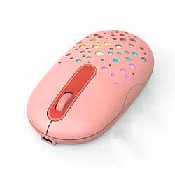 Souris sans fil rechargeable 7 couleurs LED rétroéclairée souris portable mince mini 2.4g USB souris mignonnes pour ordinateur de bureau ordinateur portable