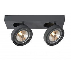 Lucide Spot plafond Nenad Ar111 2 - Gris