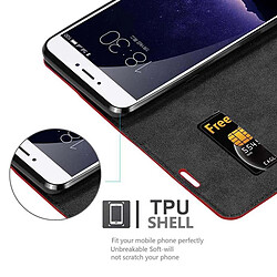 Acheter Cadorabo Coque MEIZU MX6 Etui en Rouge